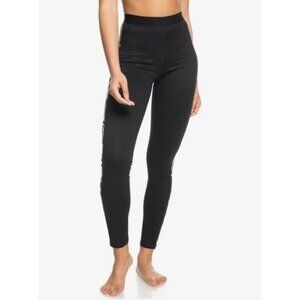 Roxy Frosted S Technical Leggings Women’s Black Size S NWT $75 Athletic Stretch